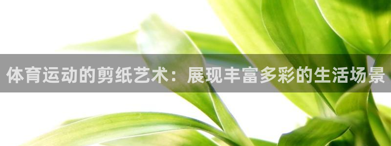 JJB竞技宝官方正版app娱乐网站：体育运动的剪纸艺术：展现